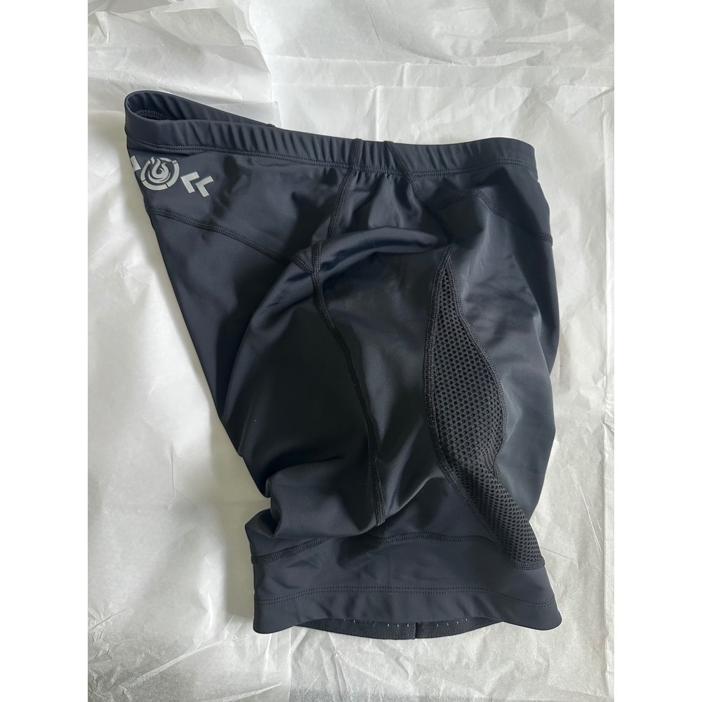 Beroy Womens Cycling Shorts Black 3D Gel Padded Bike Shorts 2XL Reflective Logo